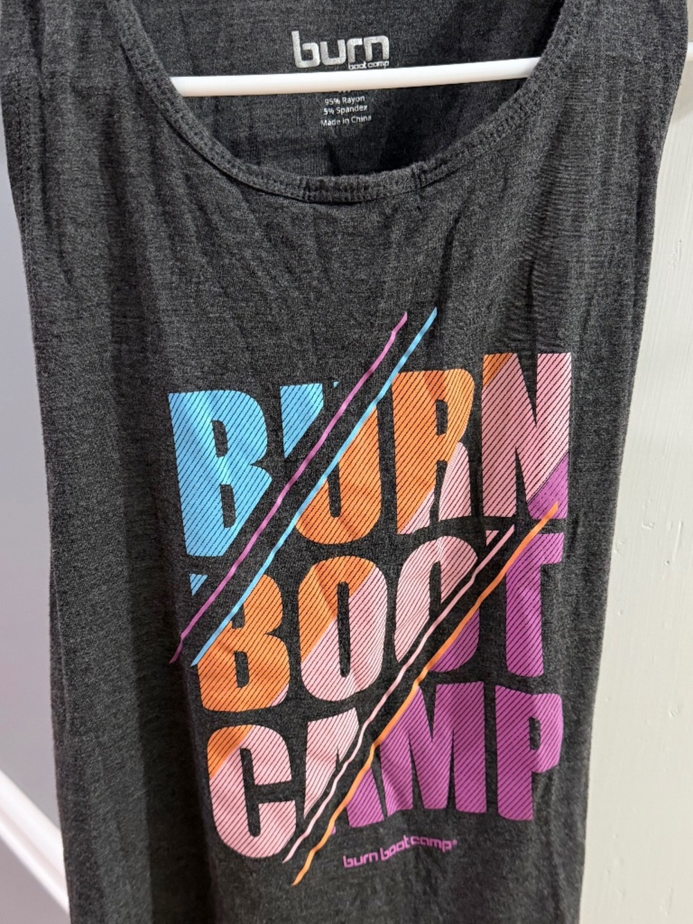 Burn boot camp tank